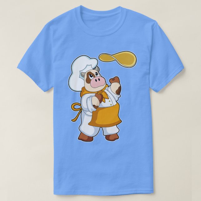 Camiseta Vaca Como Cozinhar Com Dose (Frente do Design)