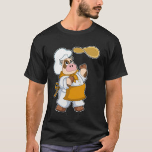 Camiseta Vaca como cozinhar com Dough