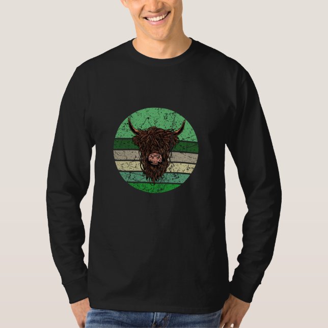 Camiseta Vaca das Terras Altas da Escócia (Frente)