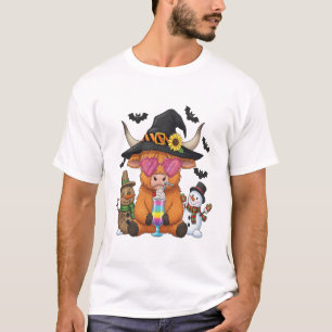 Camiseta Vaca das Terras Altas do Halloween (2)