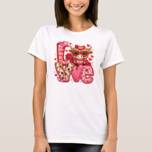 Camiseta Vaca das Terras Altas do Vale do Amor - Linda Vaca