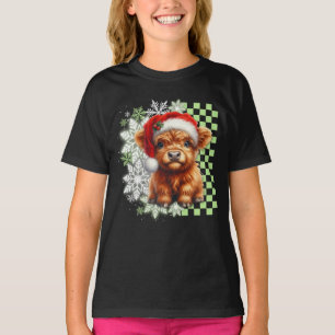 Camiseta Vaca das Terras Altas e Bonitas Natal