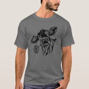 Camiseta Vaca das Terras Altas Engraçada Não Hoje Novilha A