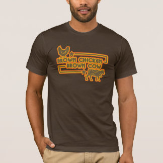 Camiseta Vaca de Brown da galinha de Brown