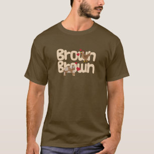 Camiseta Vaca de Brown da galinha de Brown