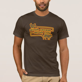 Camiseta Vaca de Brown da galinha de Brown