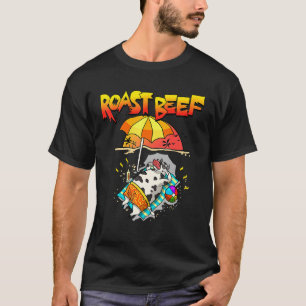Camiseta Vaca De Carne De Bovino Transformada Nas Férias De