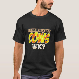 Camiseta Vaca de criação animal
