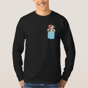 Camiseta Vaca de criação de animais de Fazenda de bolso