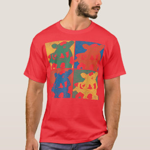 Camiseta Vaca de criação pop