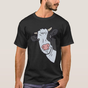 Camiseta Vaca De Fazenda Lateral Vaca Engraçada