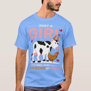 Camiseta Vaca de fazenda Sobrevive Mulheres Que Exploram Ra