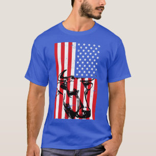 Camiseta Vaca de fazendeiro de presente americano