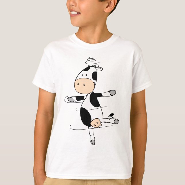 Camiseta Vaca de giro (mooviestars) (Frente)