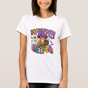 Camiseta Vaca de Halloween Heifer Hocus Pocus