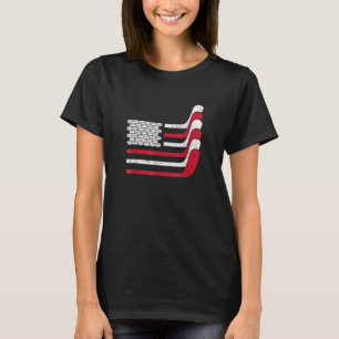 Camiseta Vaca de Hóquei em Gelo Americana
