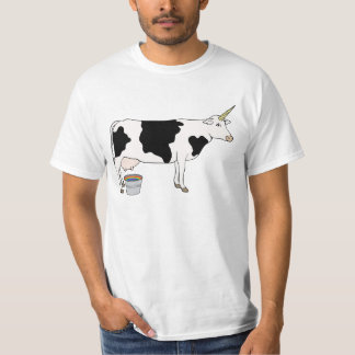 Camiseta Vaca de leite mágica da leiteria do unicórnio