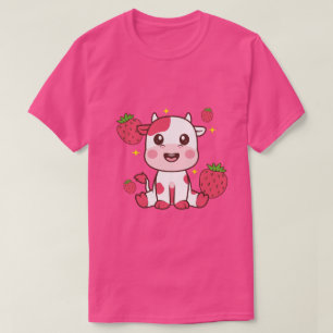 Camiseta Vaca De Morango, Vaca Cura, Pata De Vaca Rosa