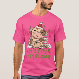 Camiseta Vaca de Natal, Vaca Fria, Feliz Natal