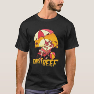 Camiseta Vaca de Verão de Churrasco de Carne de Boi Surfist