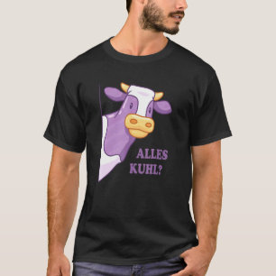 Camiseta Vaca Dizendo Alles Kuhl Fazendeiro de Vacas