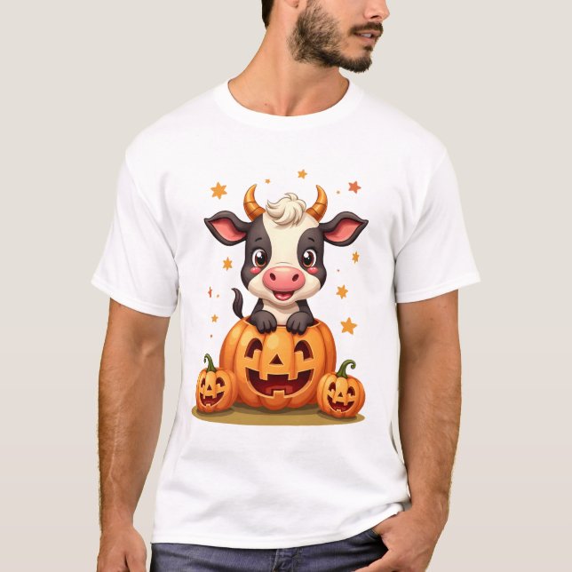 Camiseta Vaca do Campo de Abóbora (Frente)