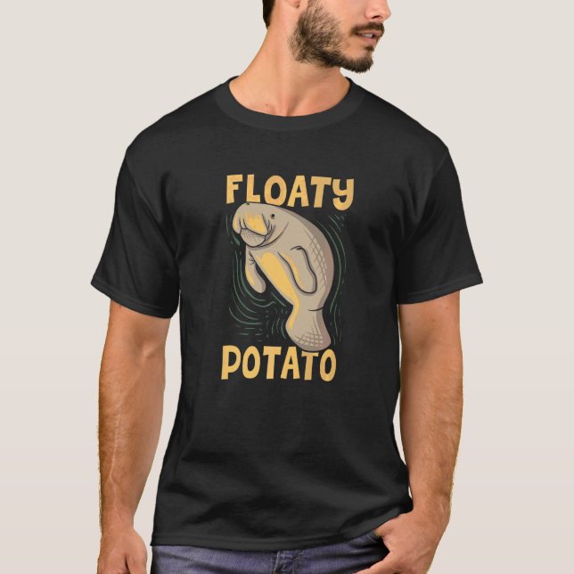 Camiseta Vaca do Mar de Batata Flutuante (Frente)