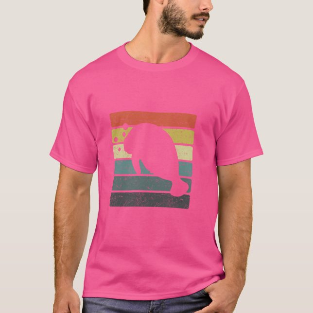 Camiseta Vaca do Mar de Manatees (Frente)