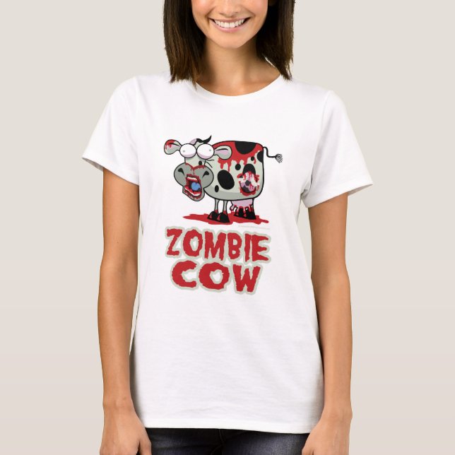 Camiseta Vaca do zombi (Frente)