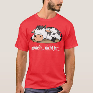 Camiseta Vaca Dormindo Fazenda Preguiçosa Agricultura Germa