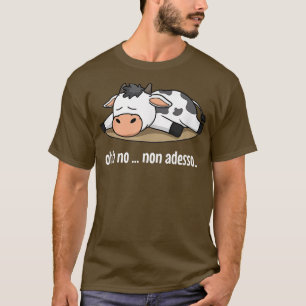 Camiseta Vaca Dormindo Fazenda Preguiçosa Exploradora Agríc