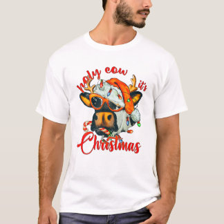 Camiseta Vaca é doce de Natal Sant