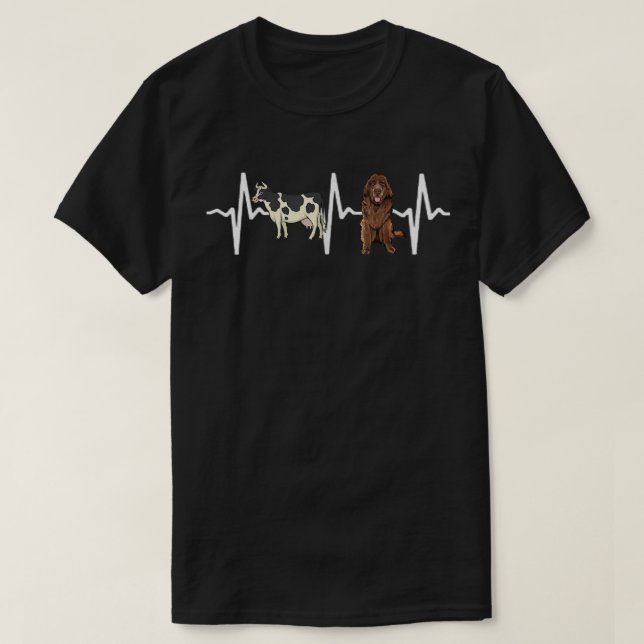 Camiseta Vaca Em Terra Nova Detectada, Cão De Pulso  (Frente do Design)