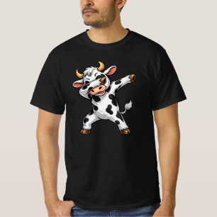 Camiseta Vaca engraçada fazendo Dab, Vaca fofa fazendo Dab,