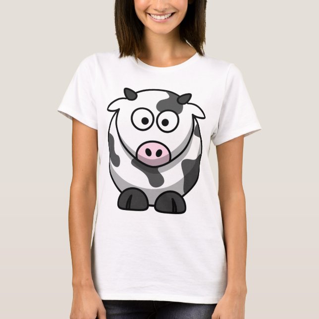 Camiseta Vaca engraçada/Funny Cow (Frente)