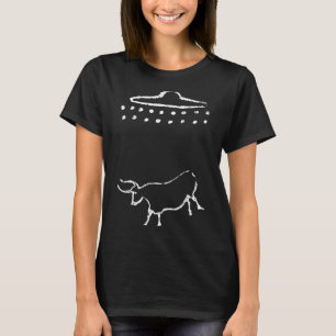 Camiseta Vaca Engraçada Ou Manipulando A Pintura Da Caverna