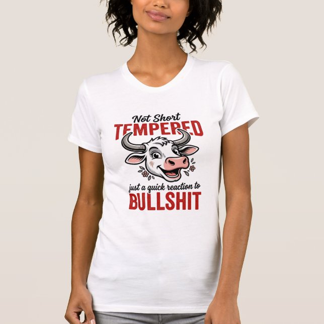 Camiseta Vaca Engraçada Temperada Vintage (Frente)
