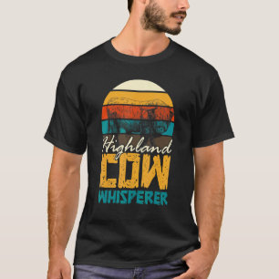 Camiseta Vaca Escócia Vaca das Terras Altas do Escocês Gado