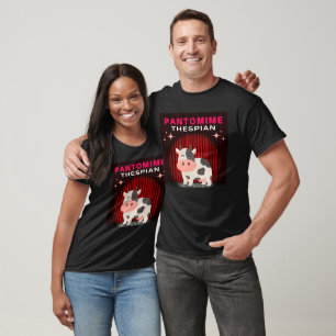 Camiseta Vaca espiana Pantomime de Jack e Beanstalk