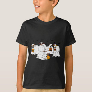 Camiseta Vaca Fantasma Engraçada Halloween Fazendeiro Doce