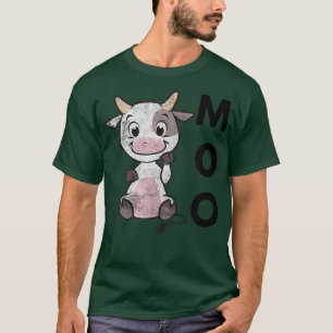 Camiseta Vaca-Fazenda, -animal, Engraçado