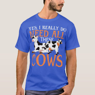 Camiseta Vaca-Fazenda Encantadora Engraçada