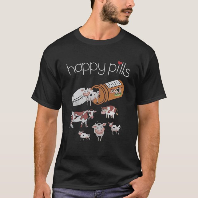 Camiseta Vaca Feliz Animal Bill (Frente)