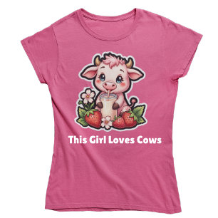 Camiseta Vaca Fofa & Morangos