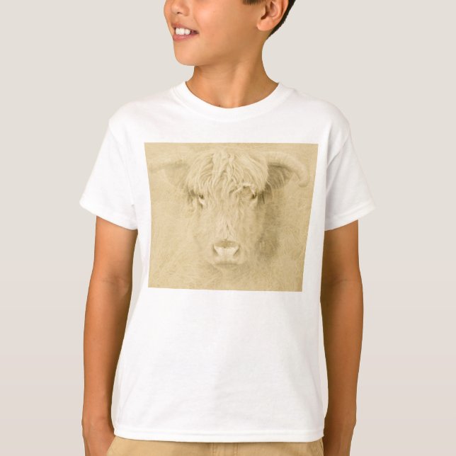 Camiseta Vaca Highland (Frente)