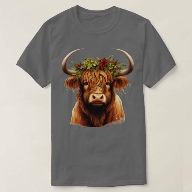 Camiseta Vaca Highland (Frente do Design)