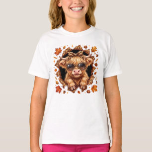 Camiseta Vaca Highland Outono