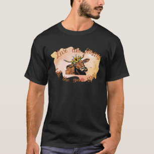 Camiseta Vaca Highland Vive Como Se Alguém Deixasse A Porta