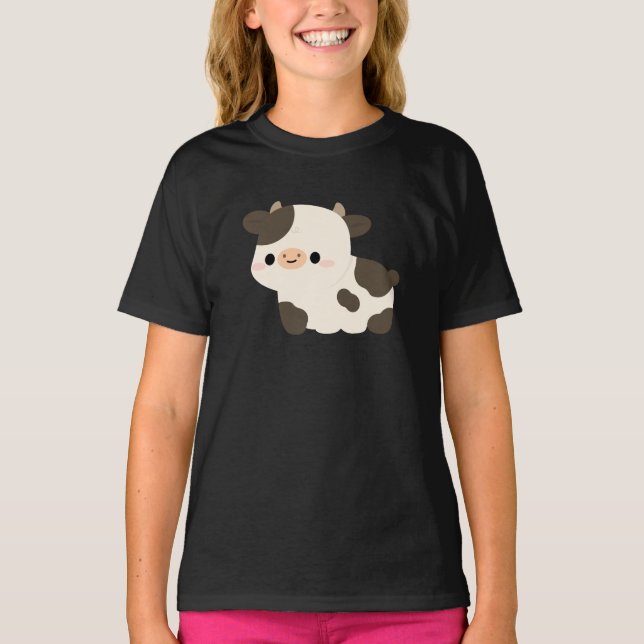 Camiseta Vaca Holstein (Frente)