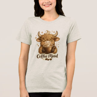 Camiseta Vaca Humor Café